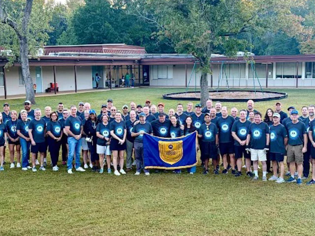 group photo from event