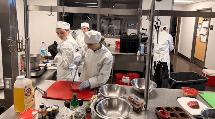 people working together in a kitchen