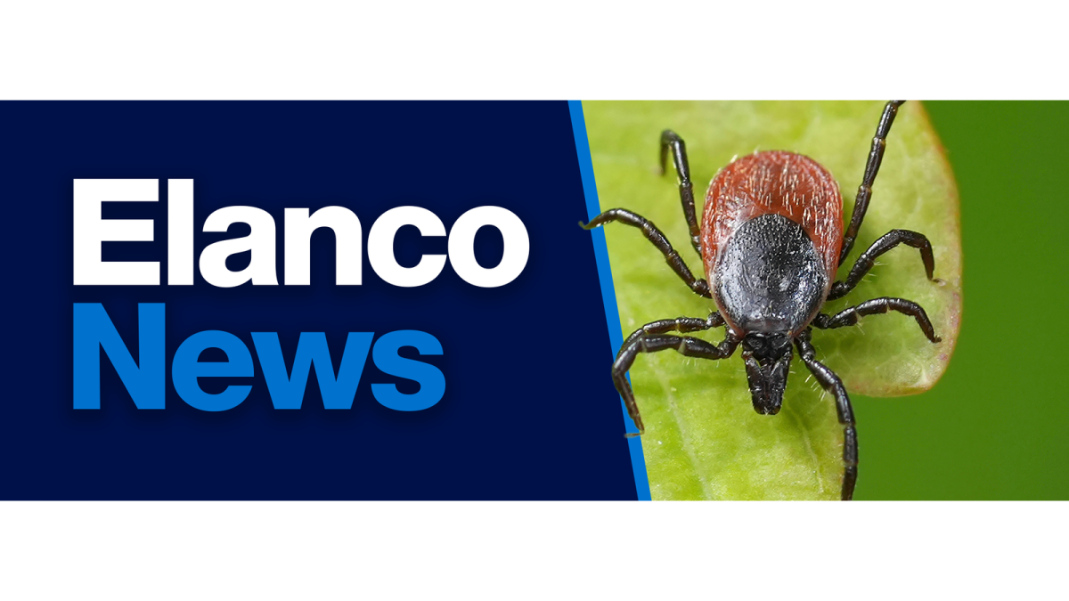 "Elanco News" with image of a tick