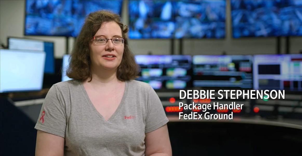 Image of Debbie Stephenson, Package Handler, FedEx Ground
