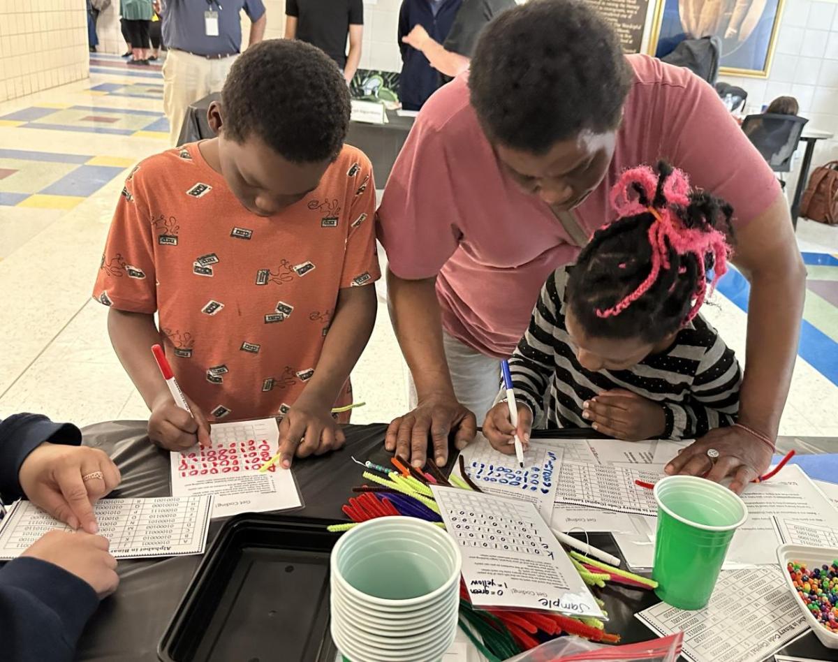 Children developing skills