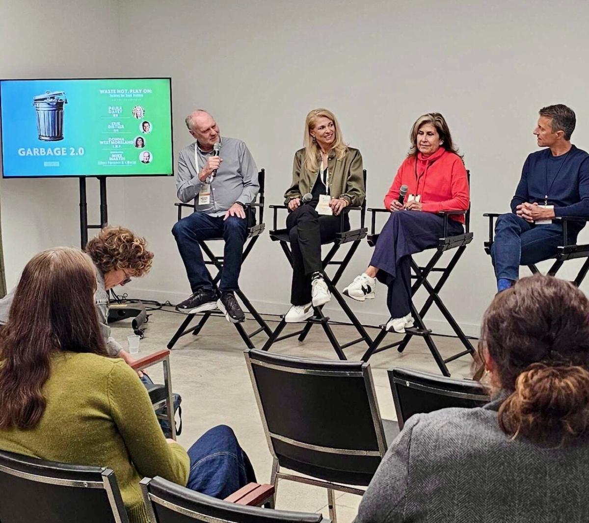 AEG's Erik Distler spoke at a panel at the Music Sustainability Alliance’s 2025 Summit. 