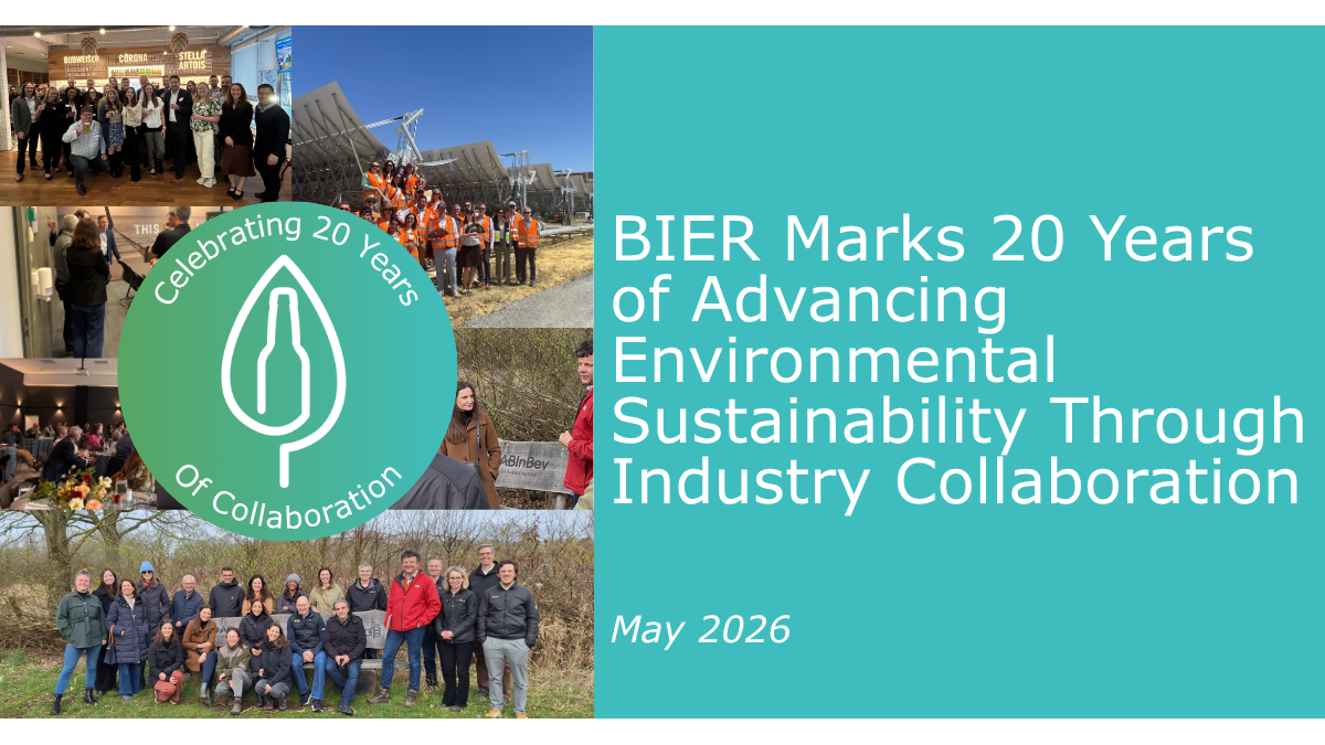 BIER 20 Year Anniversary