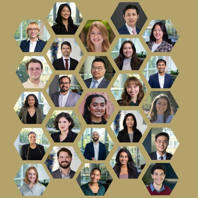 Collage of photos of fellows and ambassadors
