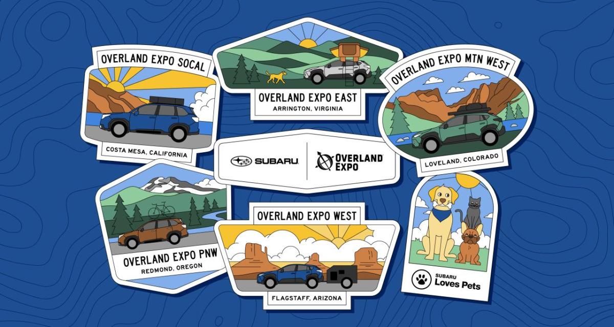 collage of different event locations