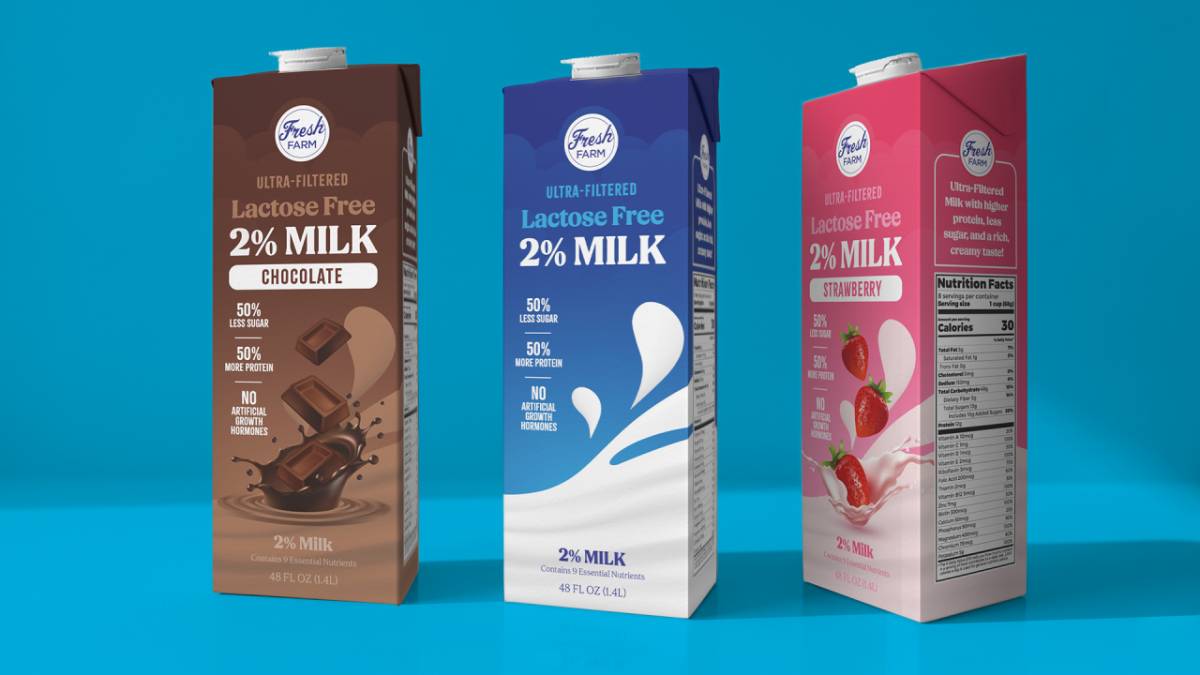Three cartons of Tetra Pak's Tetra Brik® Aseptic Edge product