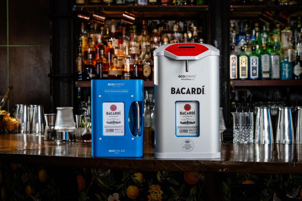 ecoSPIRITS Bacardi products with new packaging 