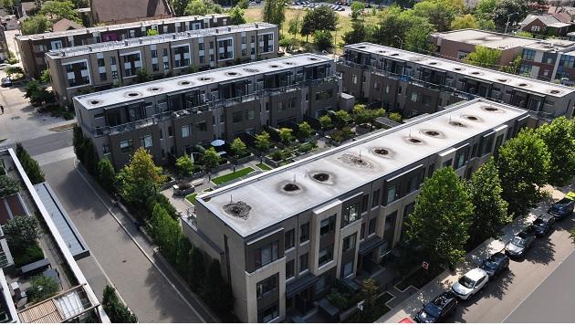 One of the Toronto Community Housing Corporation's revitalized communities in the Regent Park neighborhood