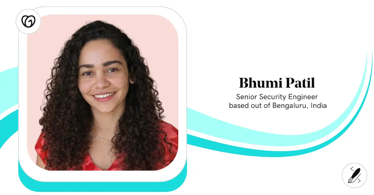 Bhumi Patil, Senior Security Engineer, GoDaddy.