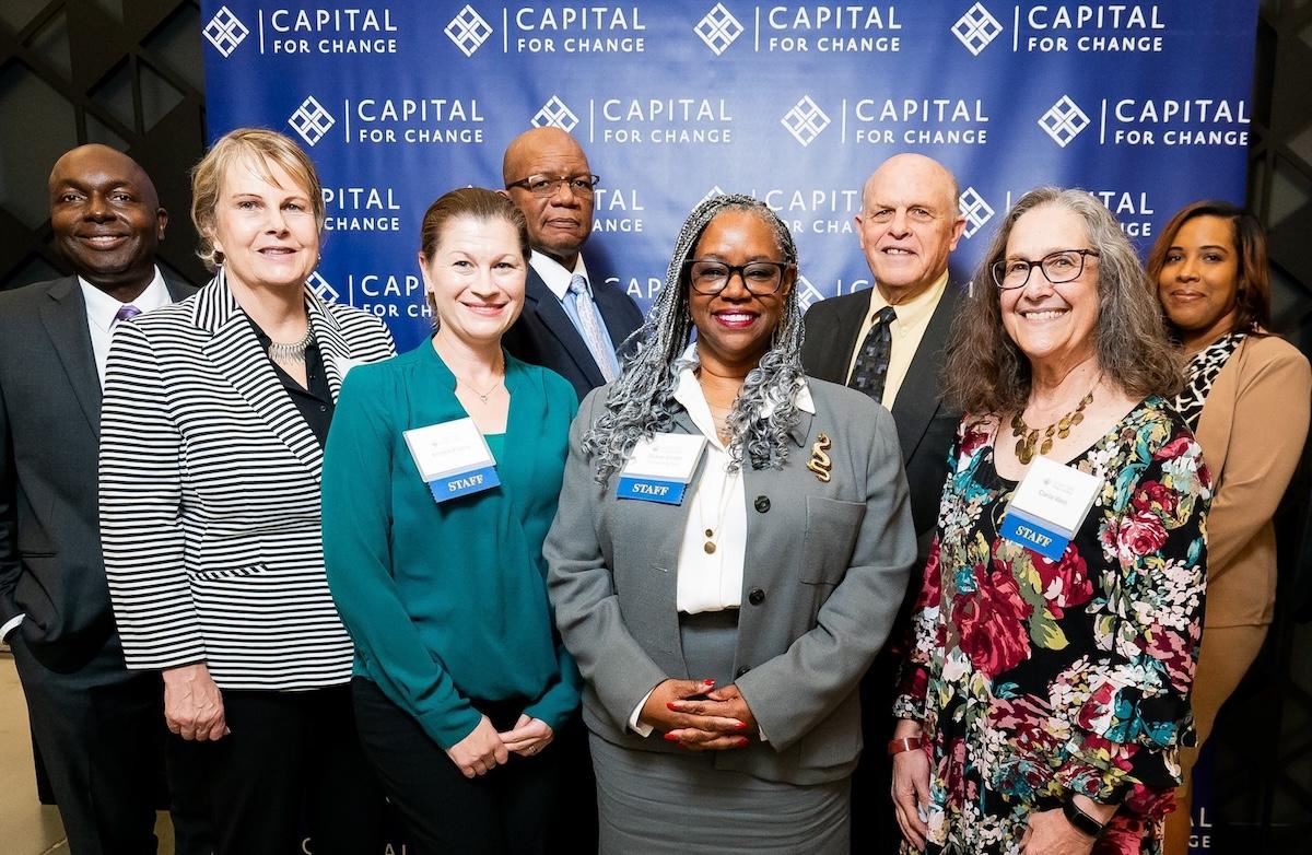 Capital for Change Leadership Team Led by CEO Diane Smith (center), Capital for Change’s leadership team is working to strengthen neighborhoods across Connecticut.