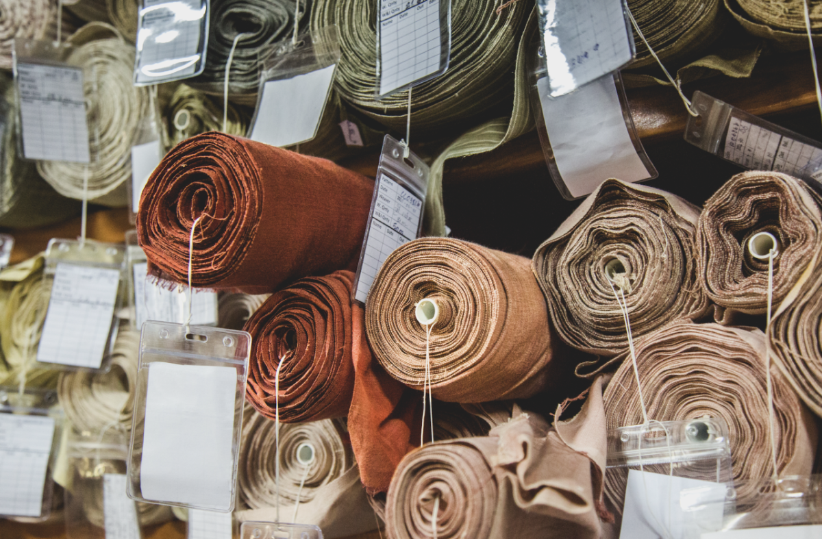 Rolls of textiles