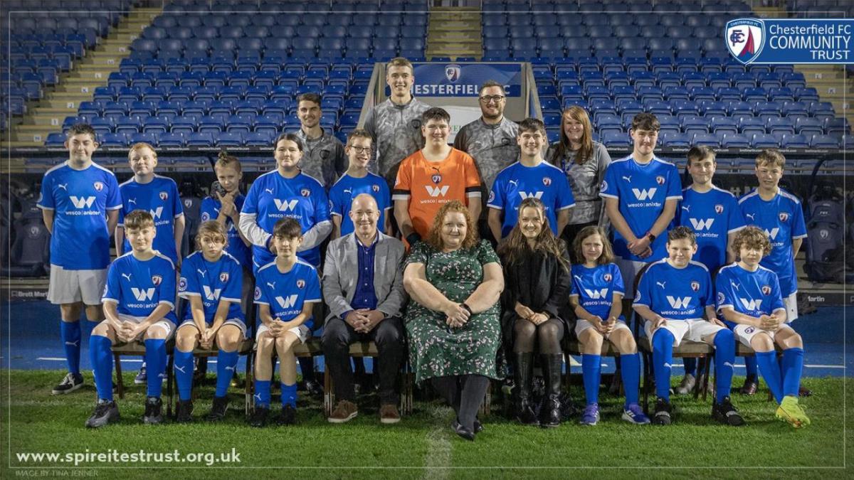 Chesterfield FC Community Trust football team.