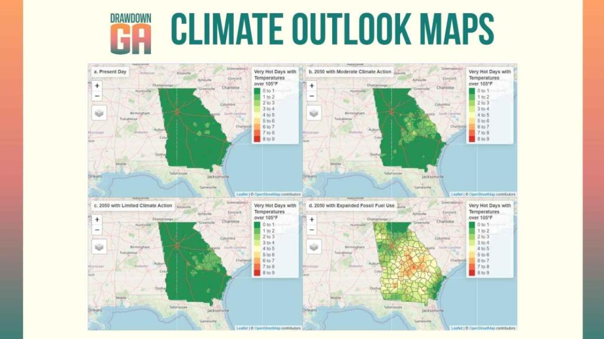 Image of Georgia Climate Outlook Maps