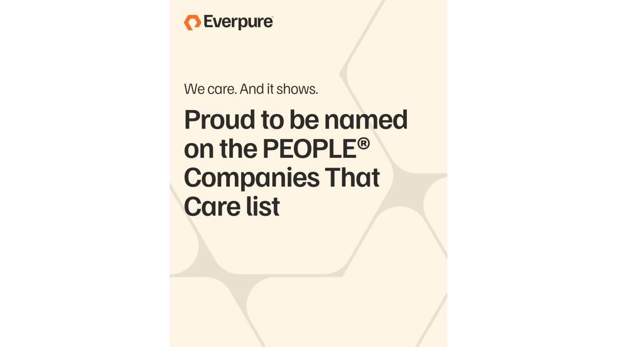 "We care. And it shows. Proud to be named on the PEOPLE® Companies That Care list"