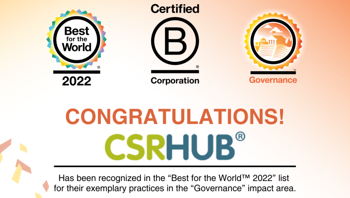 Governance Award for B Corps