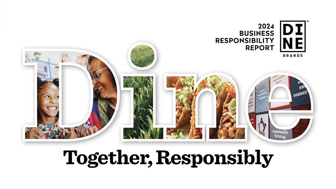 Dine Brands 2024 Business Responsibility Report Cover