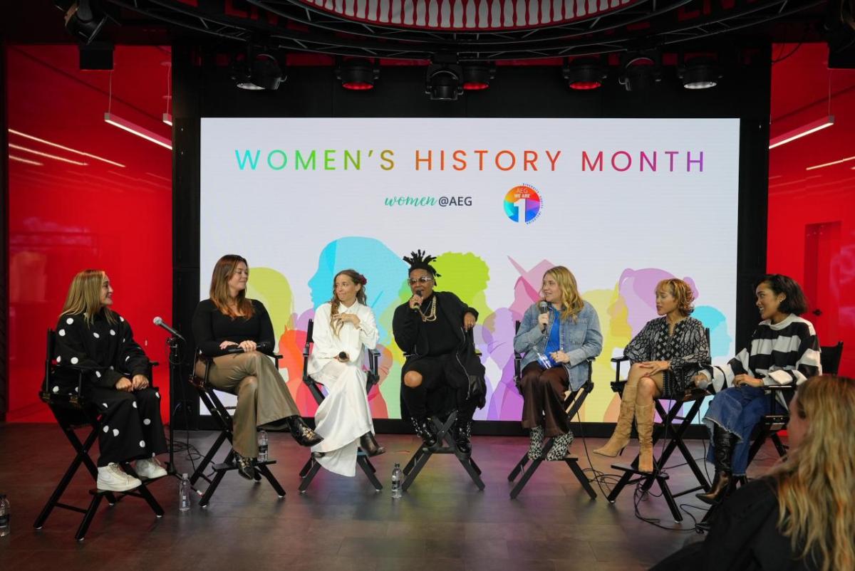 Women@AEG partnered with FEMME HOUSE to host Legacy of Sound: Women Inspiring Future Generations, a roundtable discussion for employees at Coke Studio at L.A. LIVE in Los Angeles, CA. 