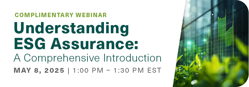 Join SCS Global Services for this informative webinar on the intricacies of ESG