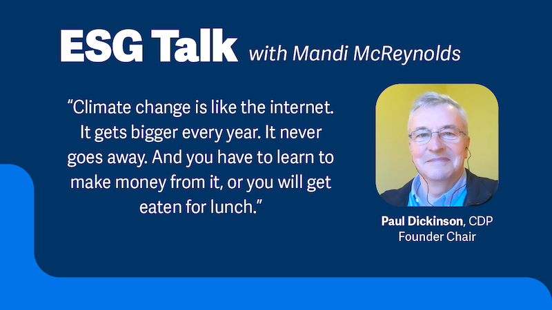 ESG Talk: Mandi McReynolds, Workiva, and Paul Dickinson, CDP