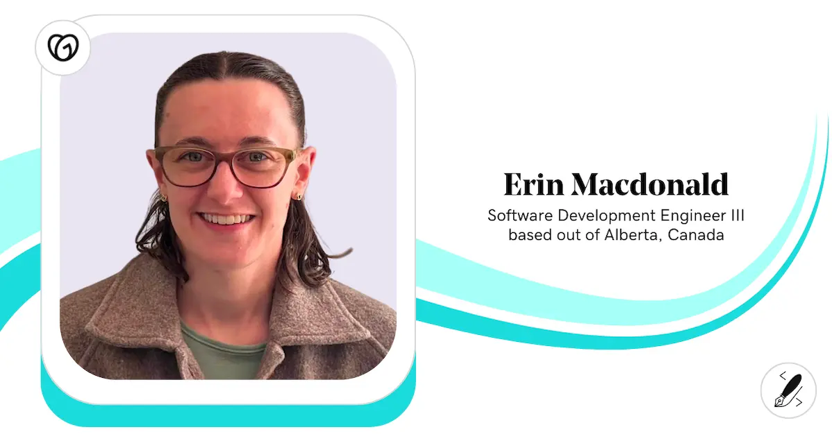 Erin Macdonald, Software Engineer, GoDaddy.