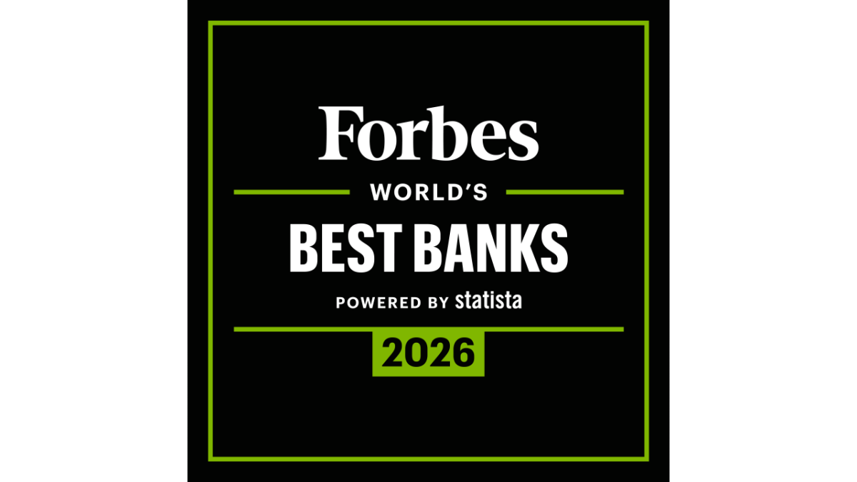Forbes World's Best Banks 2026 logo