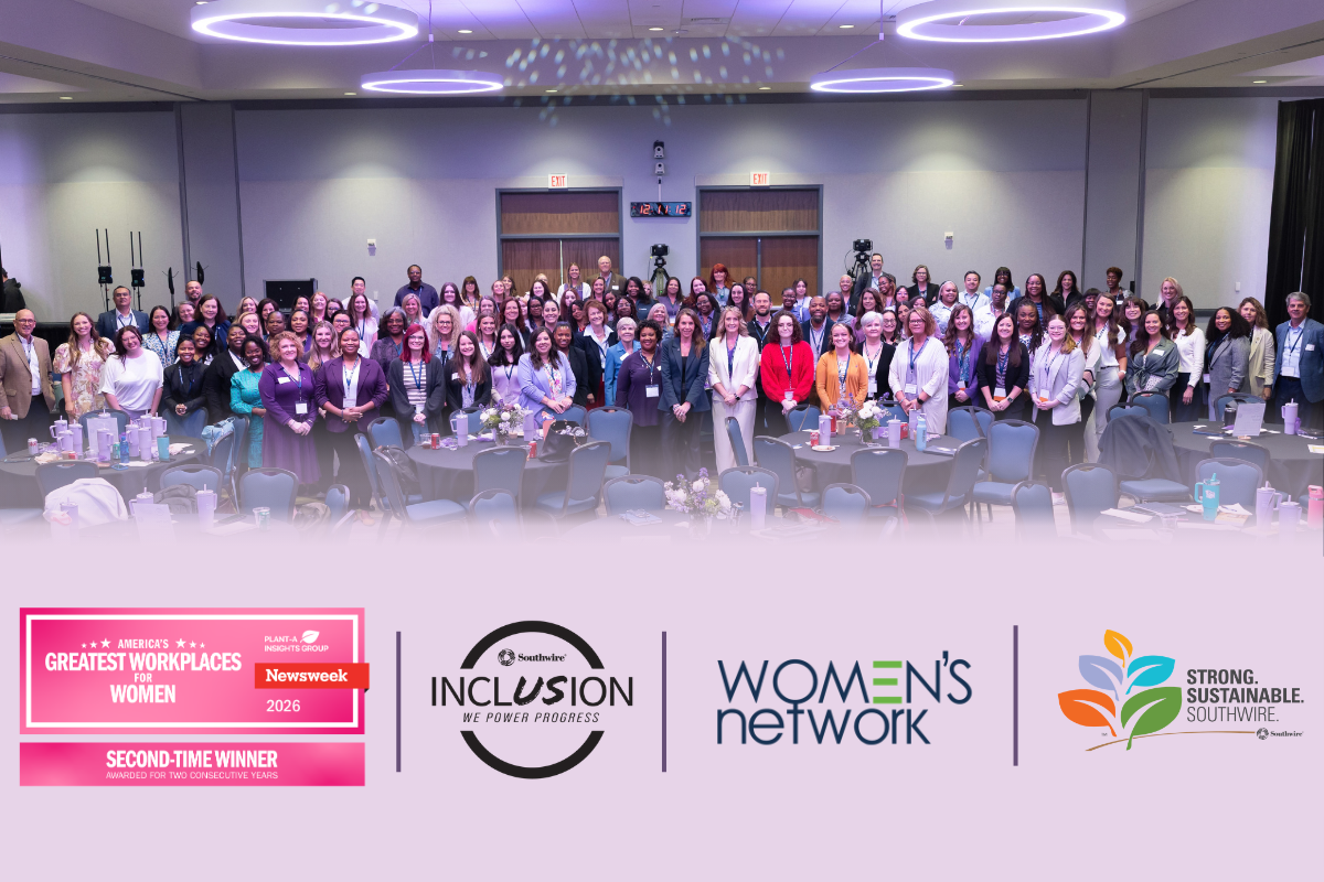 Cover image announcing Southwire being named to the Greatest Workplaces for Women