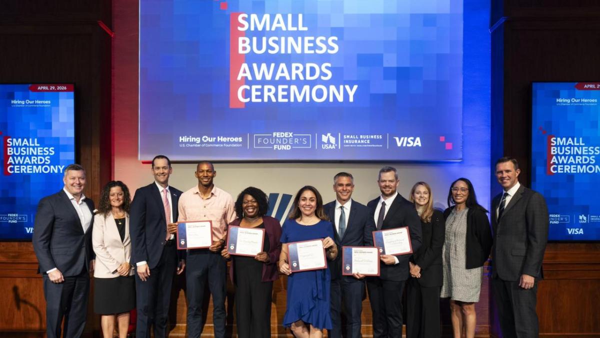 Group photo at the 2026 Small Business Grant Program Awards ceremony
