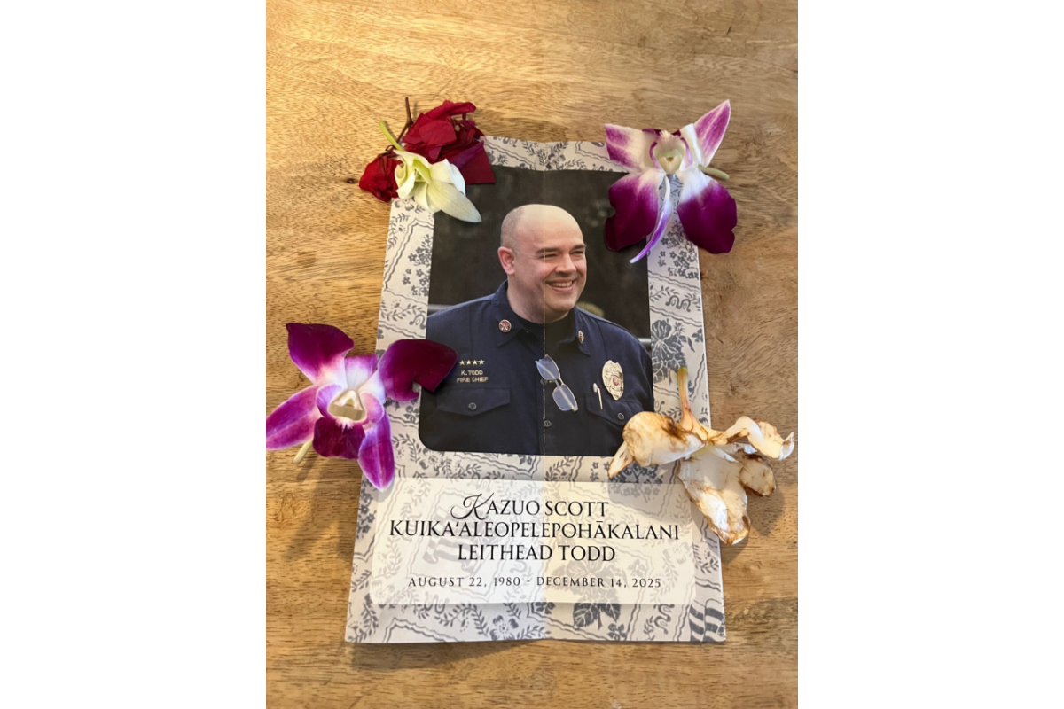 Hawaii County Fire Chief Kazuo Todd