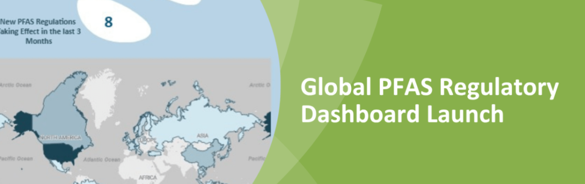 Banner with title text and image of the PFAS dashboard