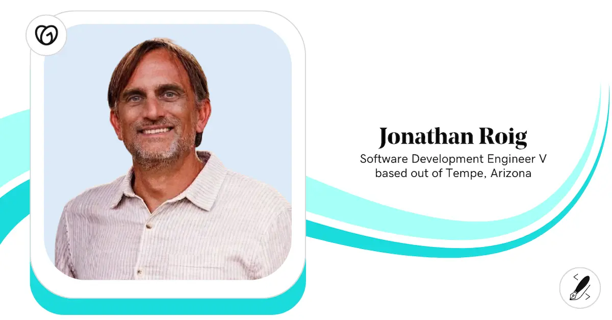 Jonathan Roig, Software Development Engineer, GoDaddy.