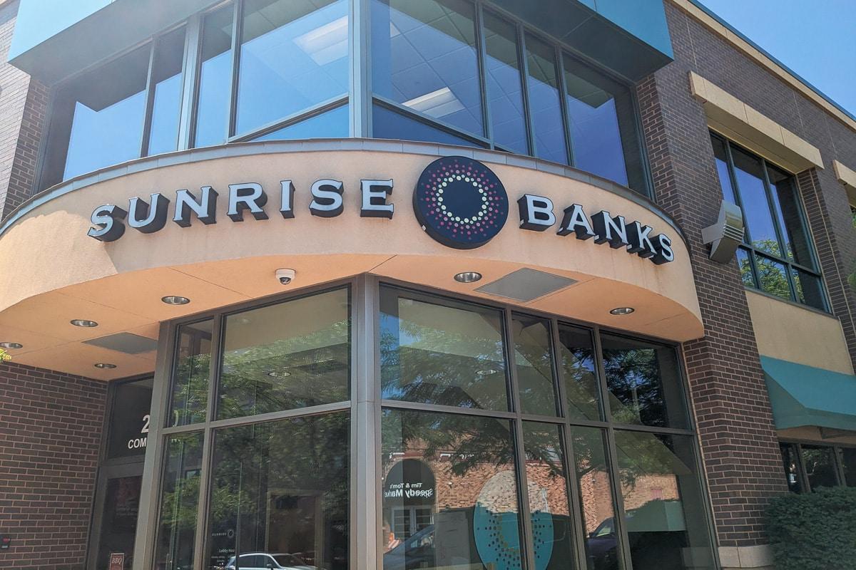 Sunrise Banks with locations in MN & SD