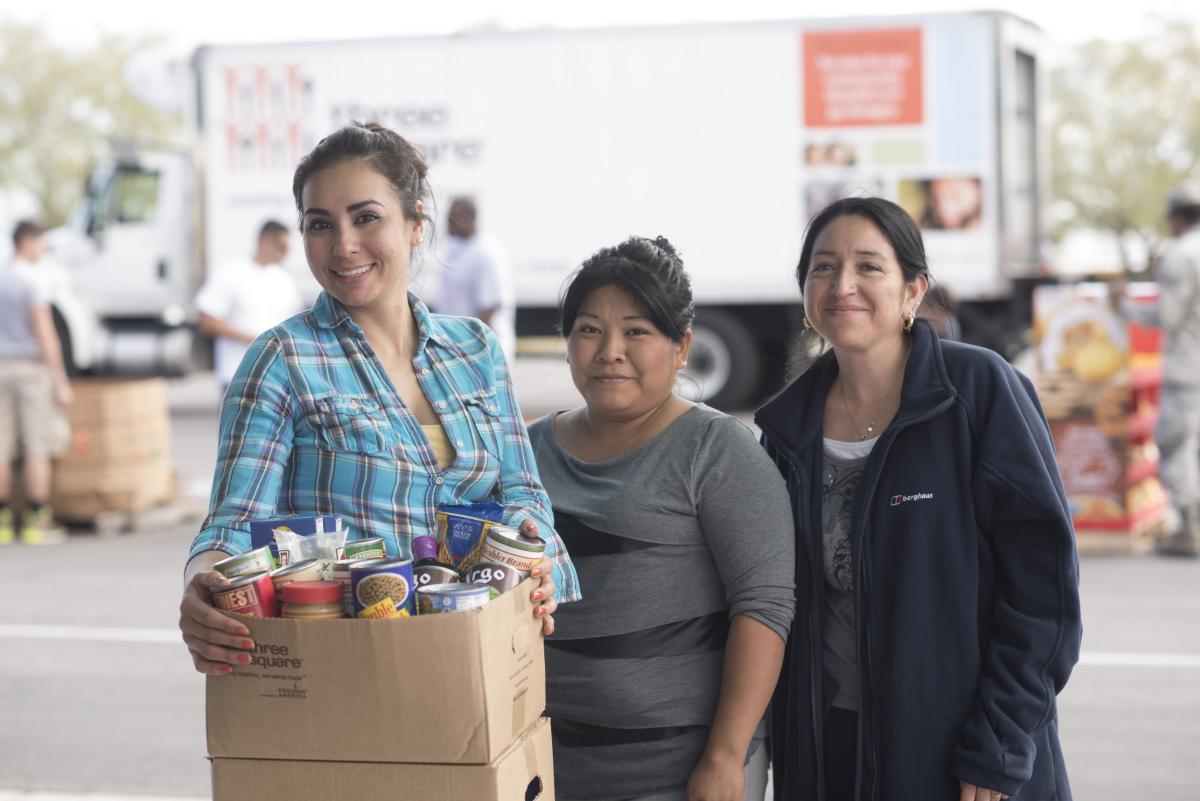 Mobilie Pantry Food Donations.
