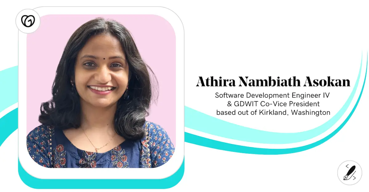 Athira Nambiath Asokan, Software Development Engineer, GoDaddy.