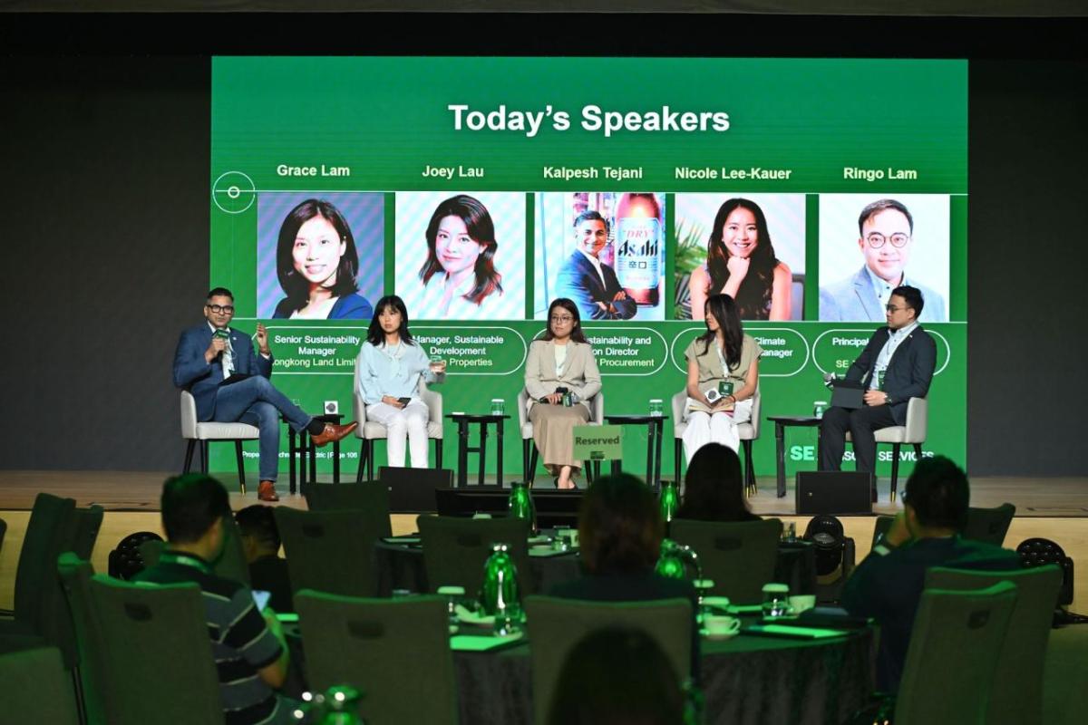 Schneider Electric’s Perspectives Day speakers on stage