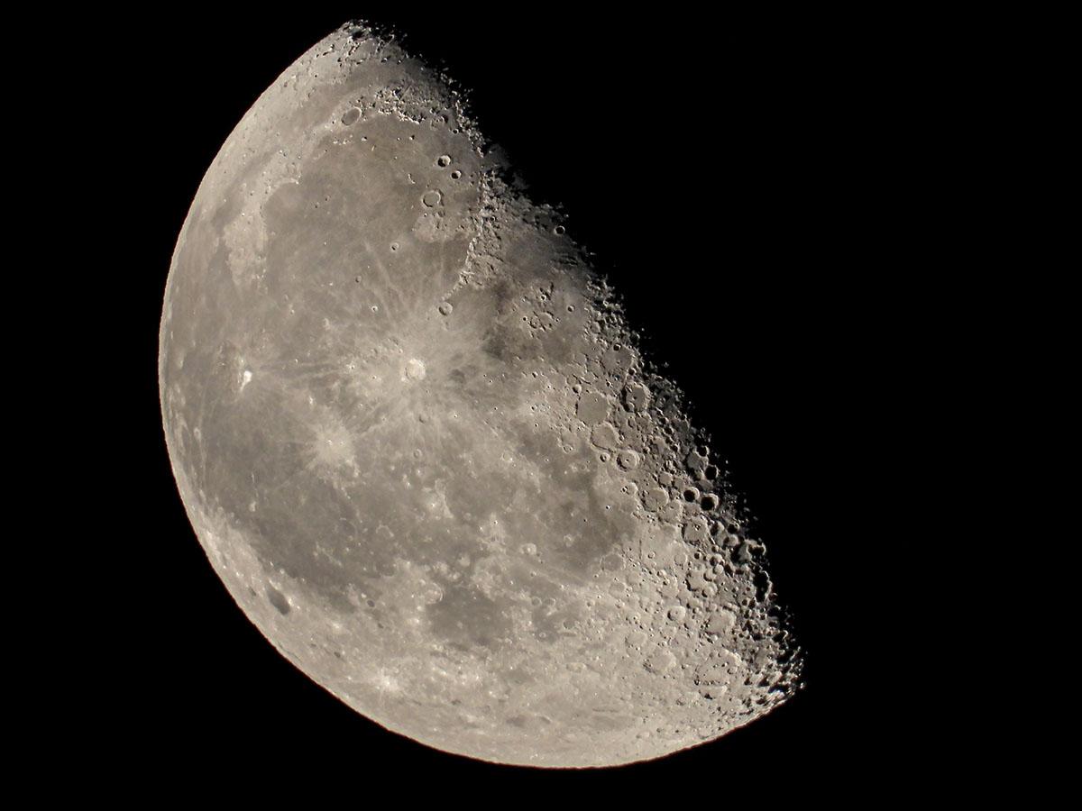 View of the moon.