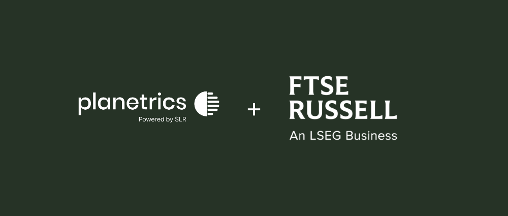 Planetrics and FTSE Russell logos