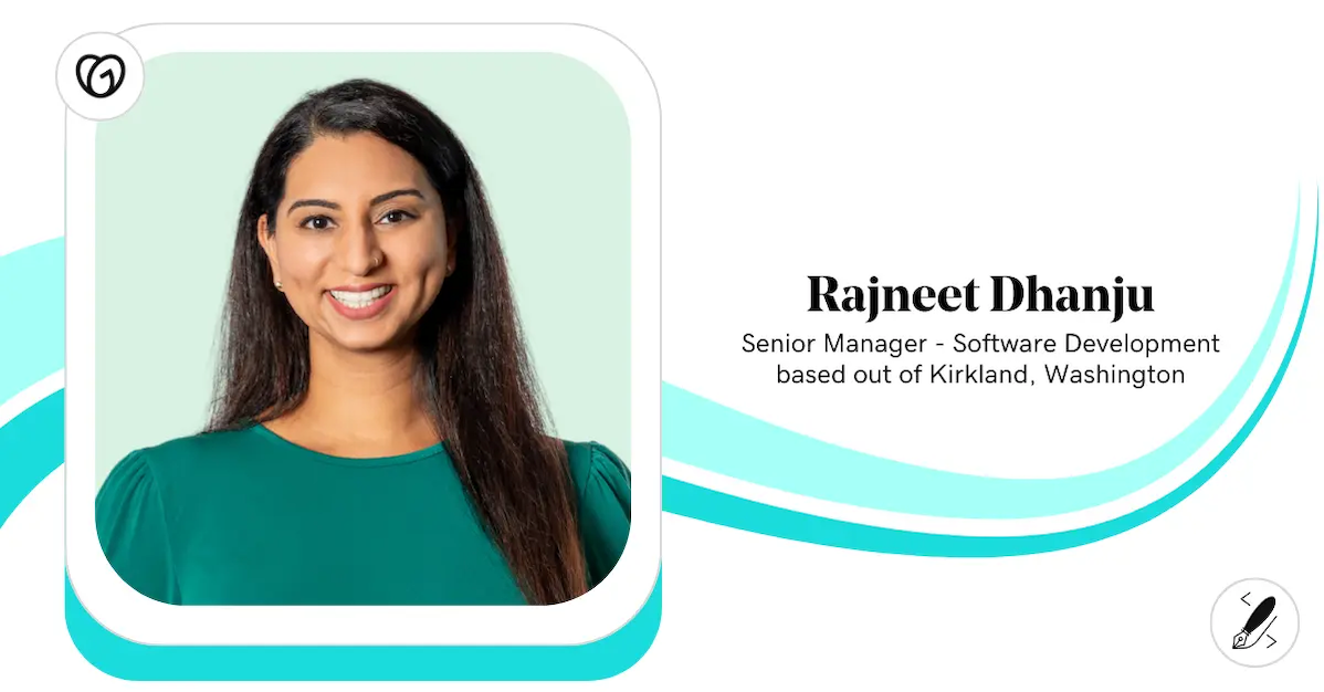Rajneet Dhanju, Senior Manager, Software Development, GoDaddy.