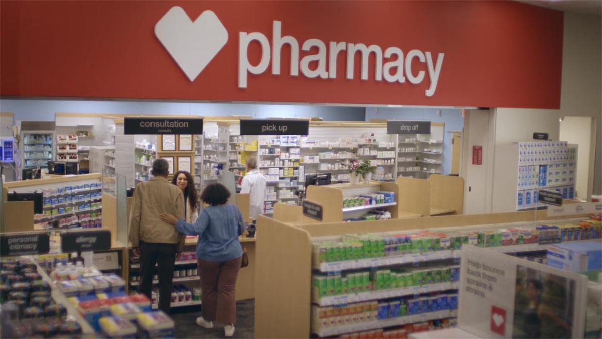 Interior of a CVS Pharmacy.