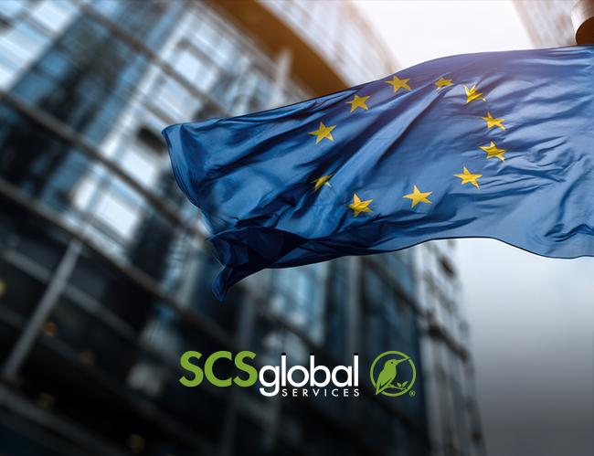 SCS Global Services Logo, EU Flag