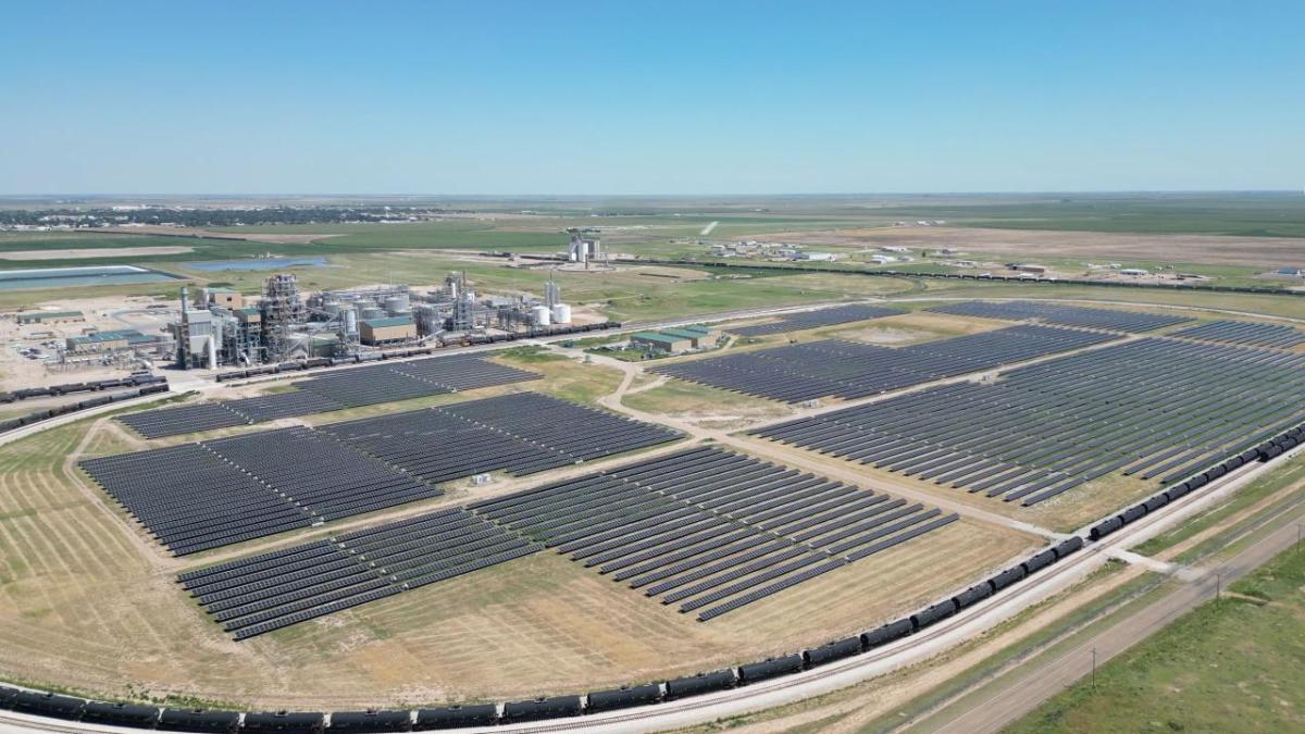 Seaboard Energy's renewable diesel plant in Hugoton, KS.