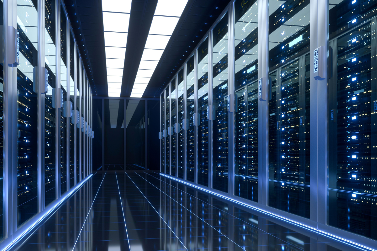 Image of computer server racks