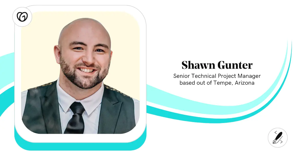 Shawn Gunter, Senior Technical Project Manager, GoDaddy.