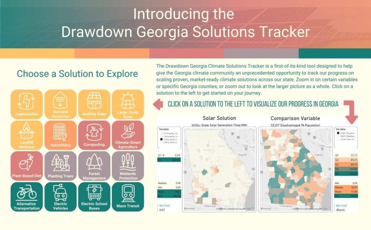 illustration of the online solutions tracker landing page