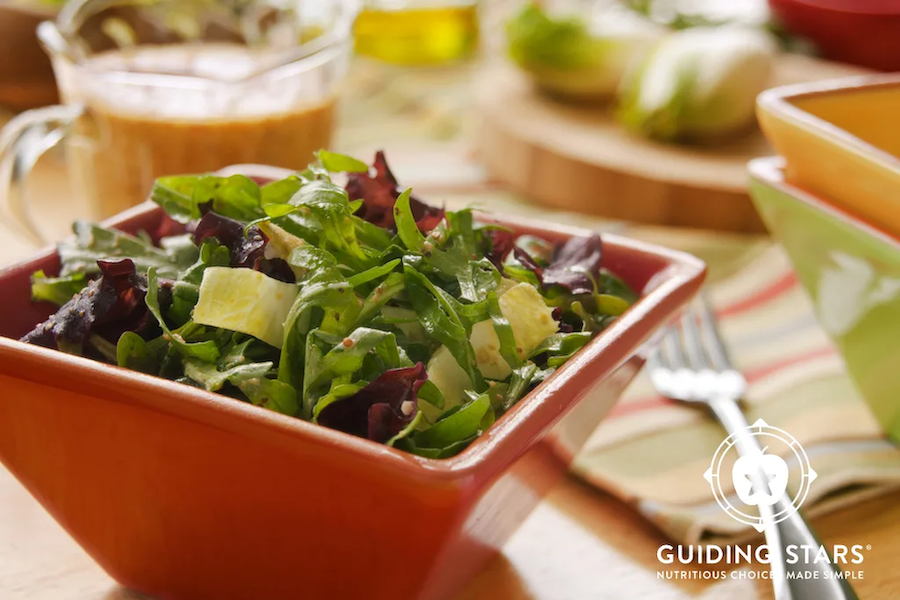 Mixed Greens with Mustard Dressing – 1 Guiding Stars