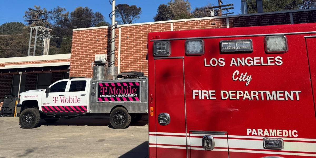T‑Mobile Supporting First Responders During Wildfires