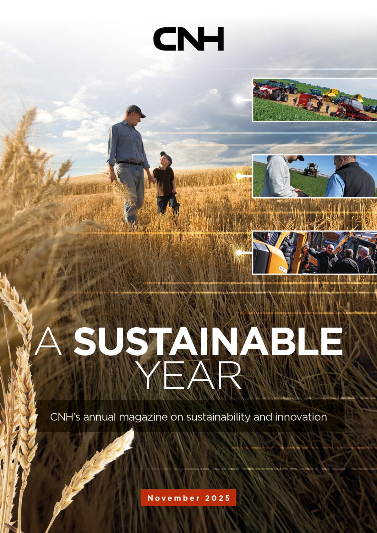 "A Sustainable Year" report cover