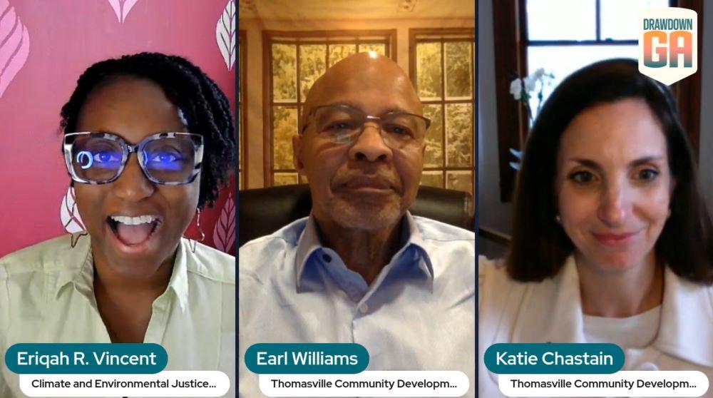 Panelists from the Climate Digest Feature on Thomasville Community Development Corporation