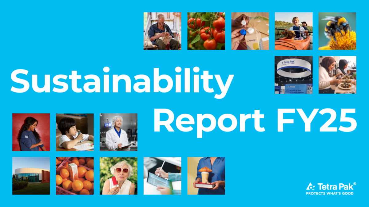 Cover of Tetra Pak Sustainability Report FY25