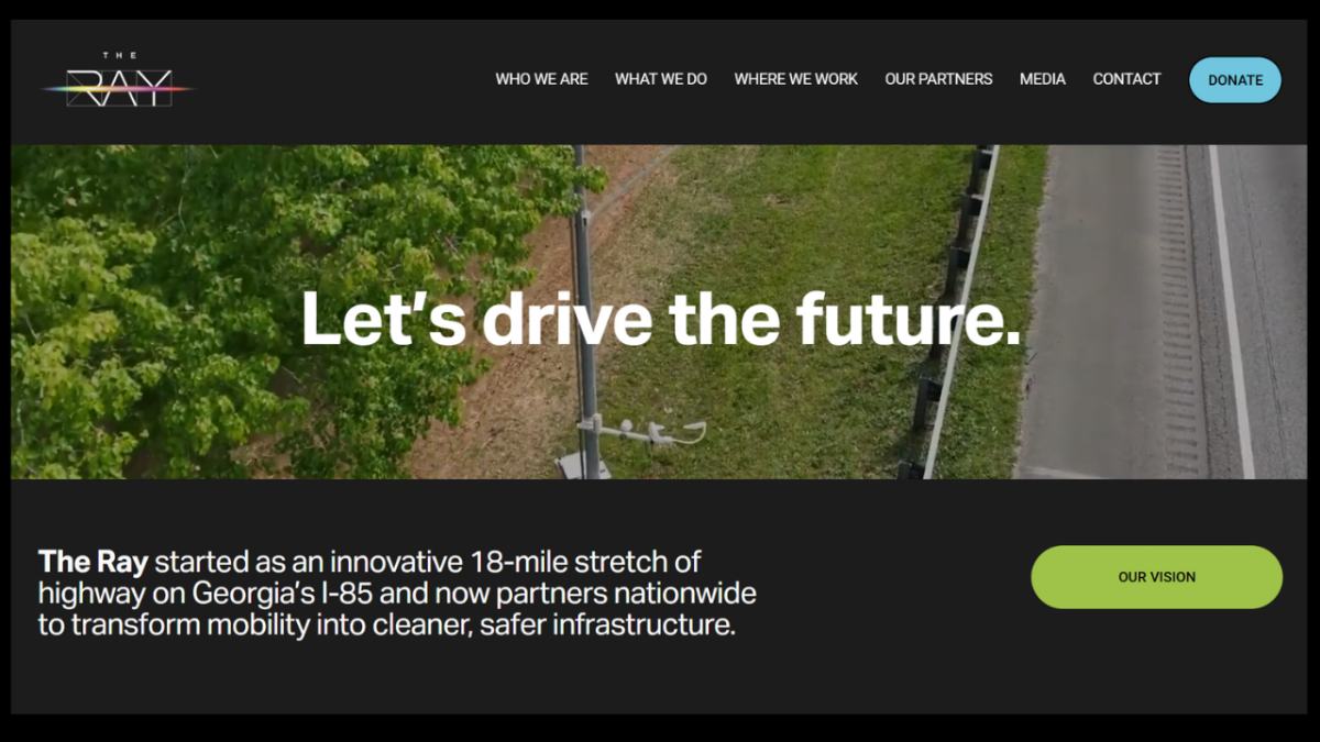 Home page for The Ray