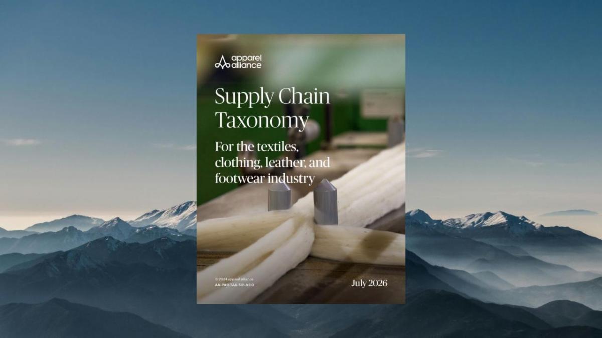 Supply Chain Taxonomy document cover